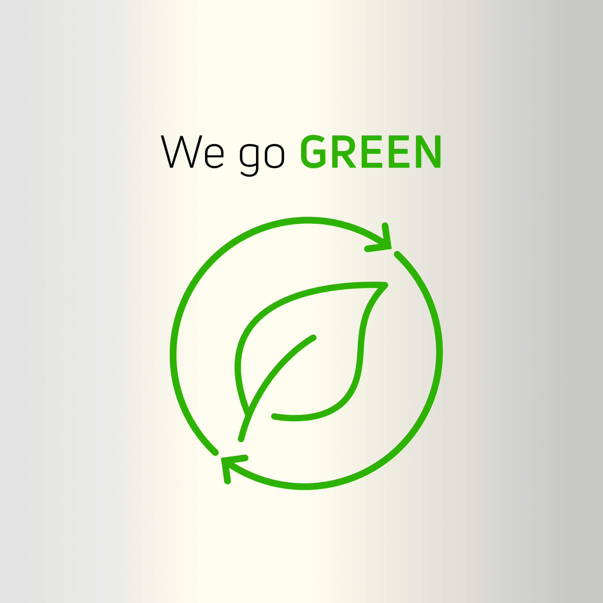 Nachhaltigkeit — keine Plastikflaschen